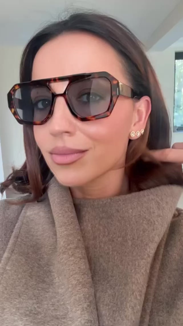 Aviator Sunglasses Brown